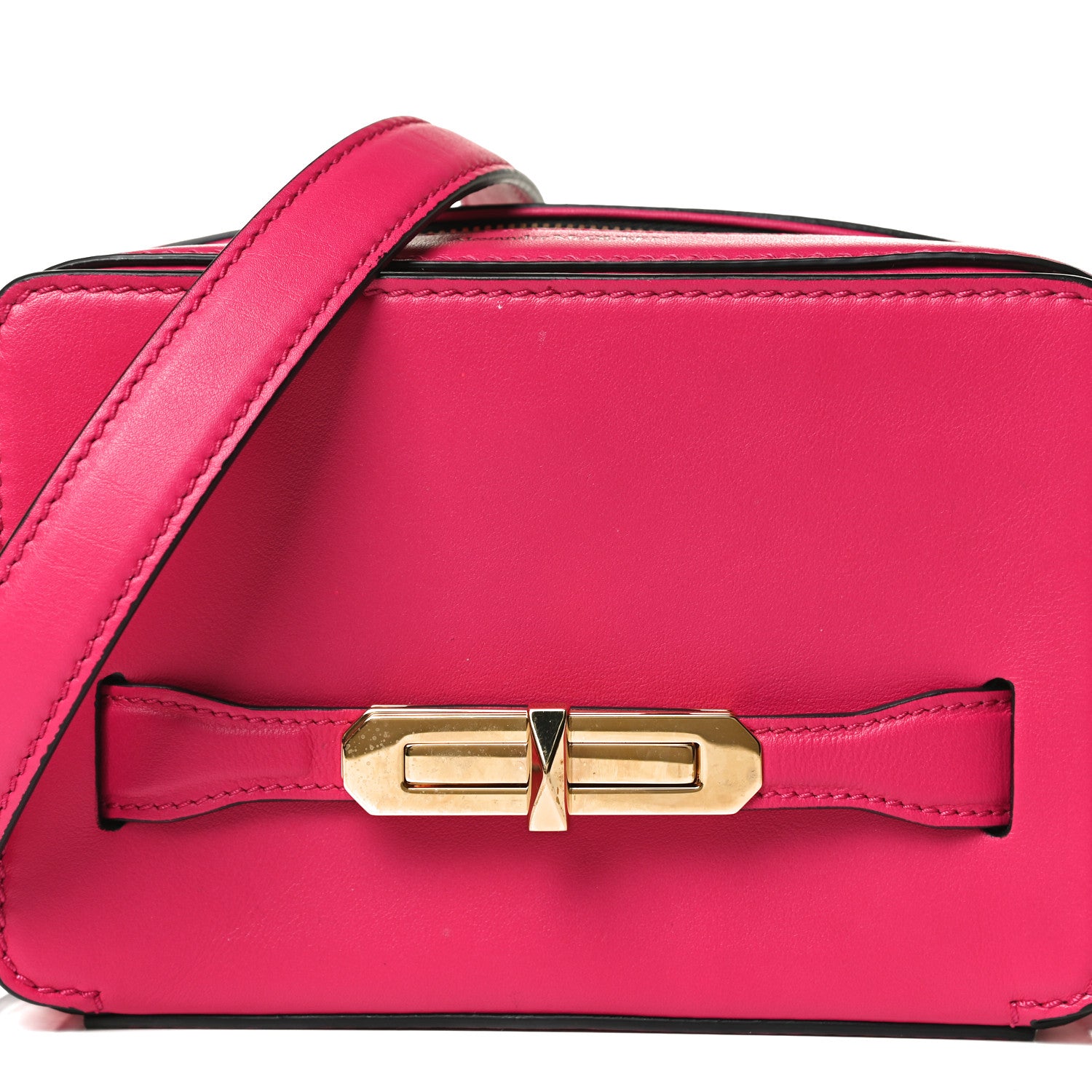 Alexander McQueen Calfskin The Myth Crossbody Bag Fuchsia 8 of 14