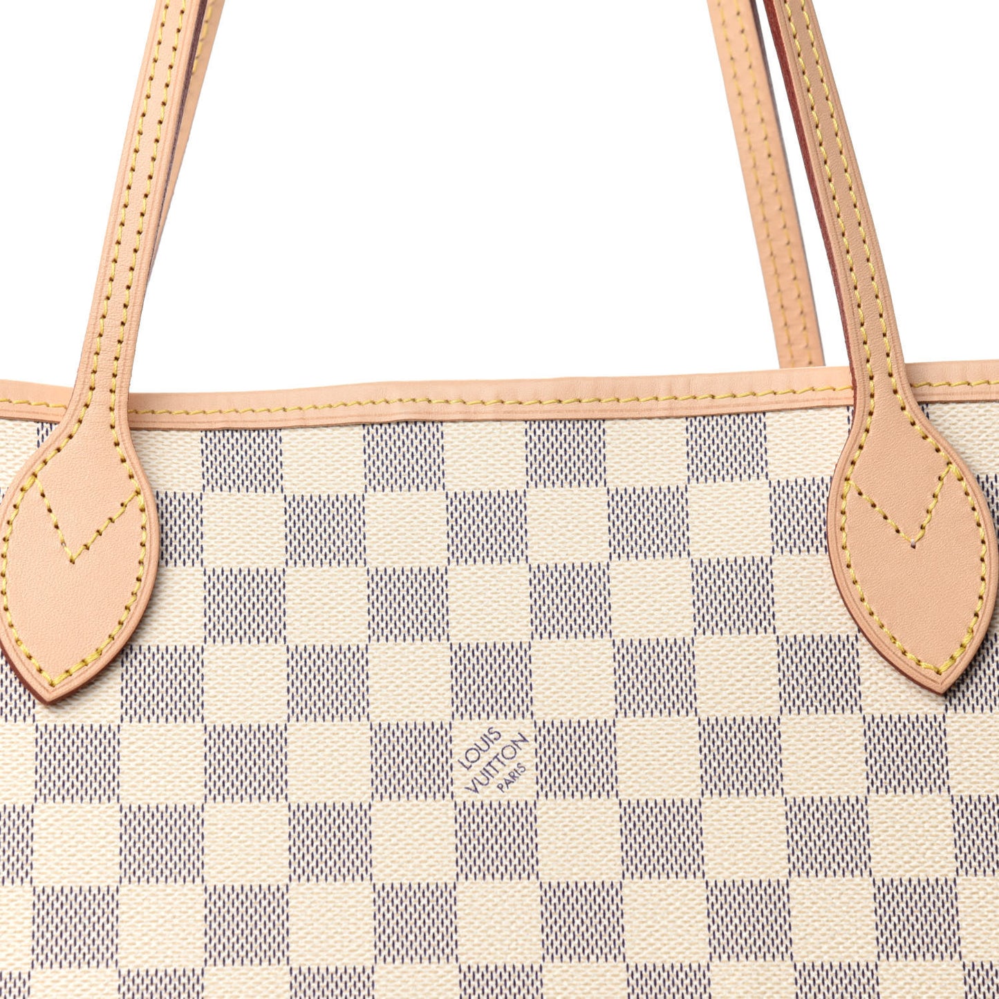 Damier Azur Neo Neverfull MM Rose Ballerine