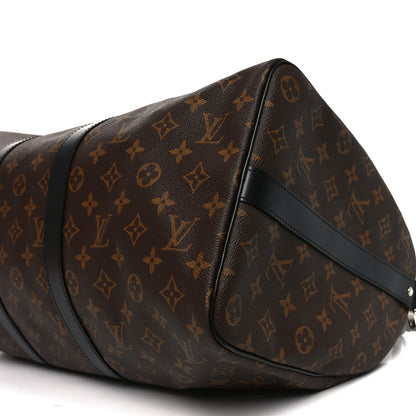 Louis Vuitton Monogram Macassar Keepall Bandouliere 45 8 of 8