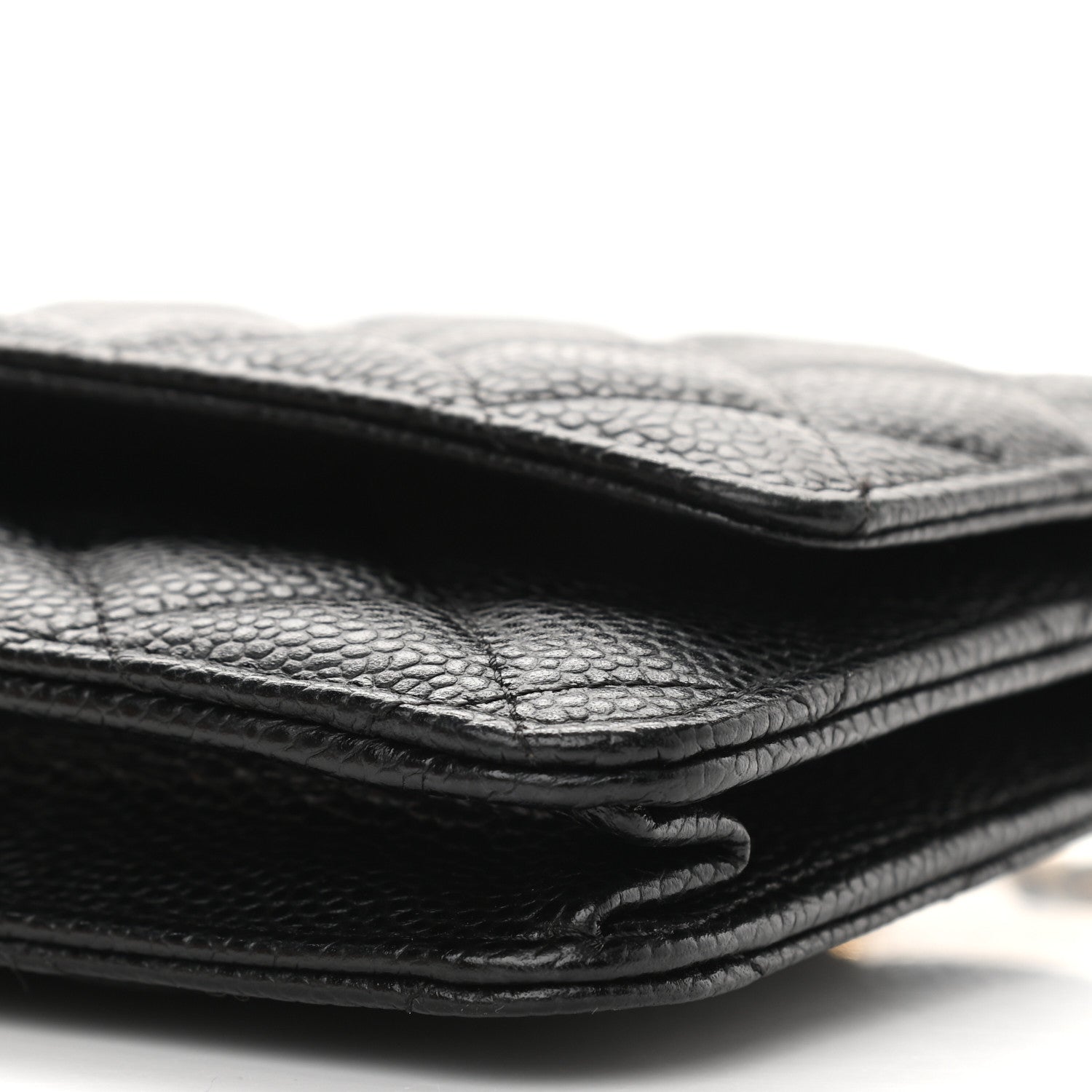 Chanel Caviar Quilted Wallet On Chain WOC Black 10 of 11