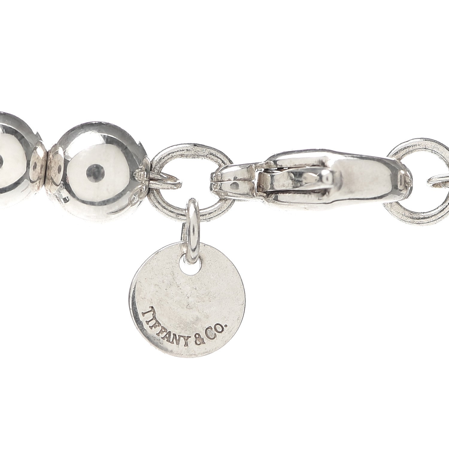 Tiffany Sterling Silver HardWear Graduated Ball Necklace 5 of 5