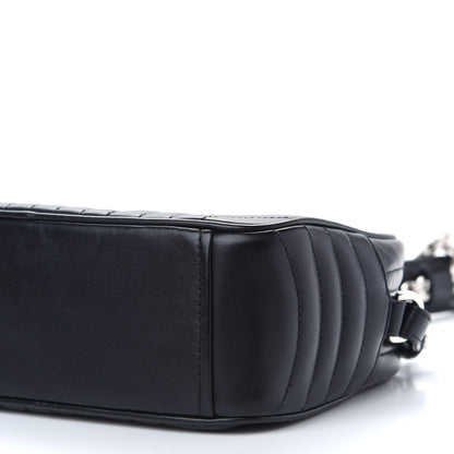 Prada Soft Calfskin Diagramme Crossbody Bag Black 9 of 10