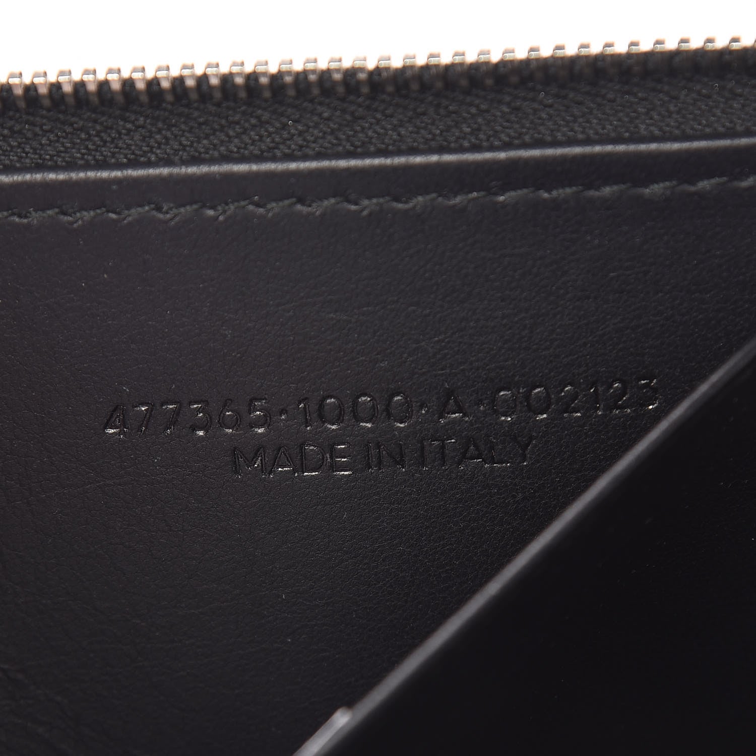 Balenciaga Calfskin Logo Long Clutch Black 7 of 7