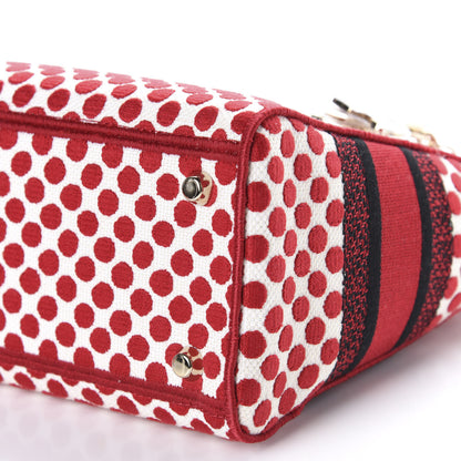 Christian Dior Canvas Medium DiorAmour Dots Lady D-Lite Red 7 of 10