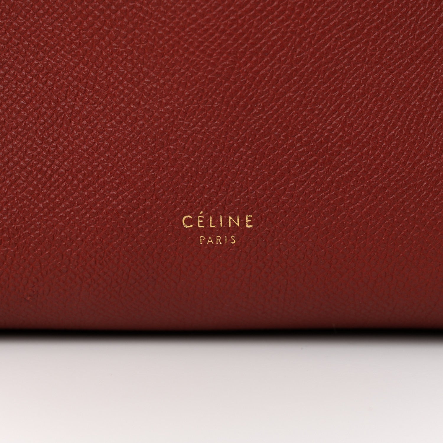 Celine Grained Calfskin Nano Belt Bag Burgundy 7 of 11