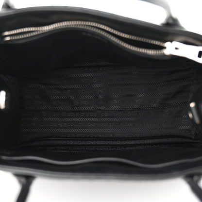 Prada Soft Calfskin Impunture Diagramme Tote Black 5 of 11