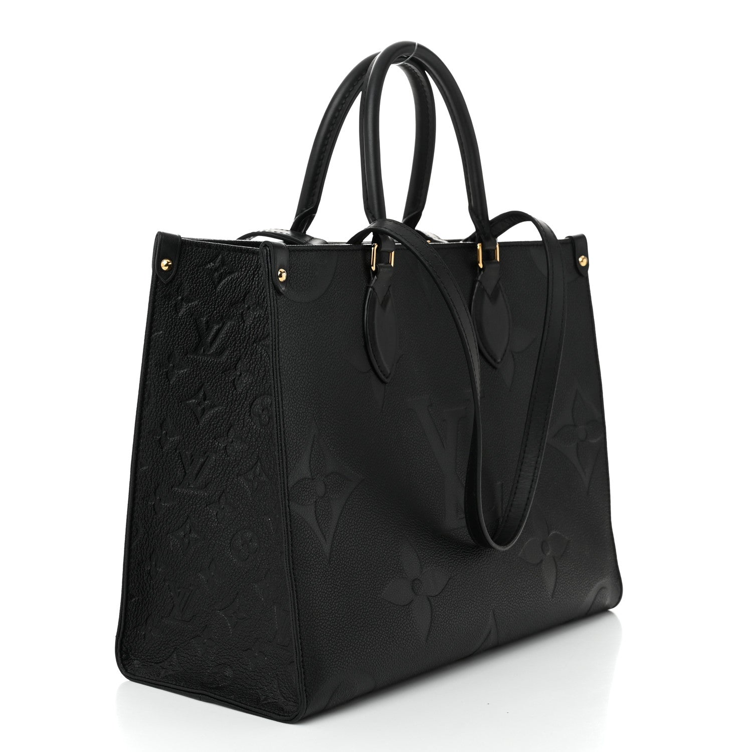Louis Vuitton Empreinte Monogram Giant Onthego MM Black 3 of 9