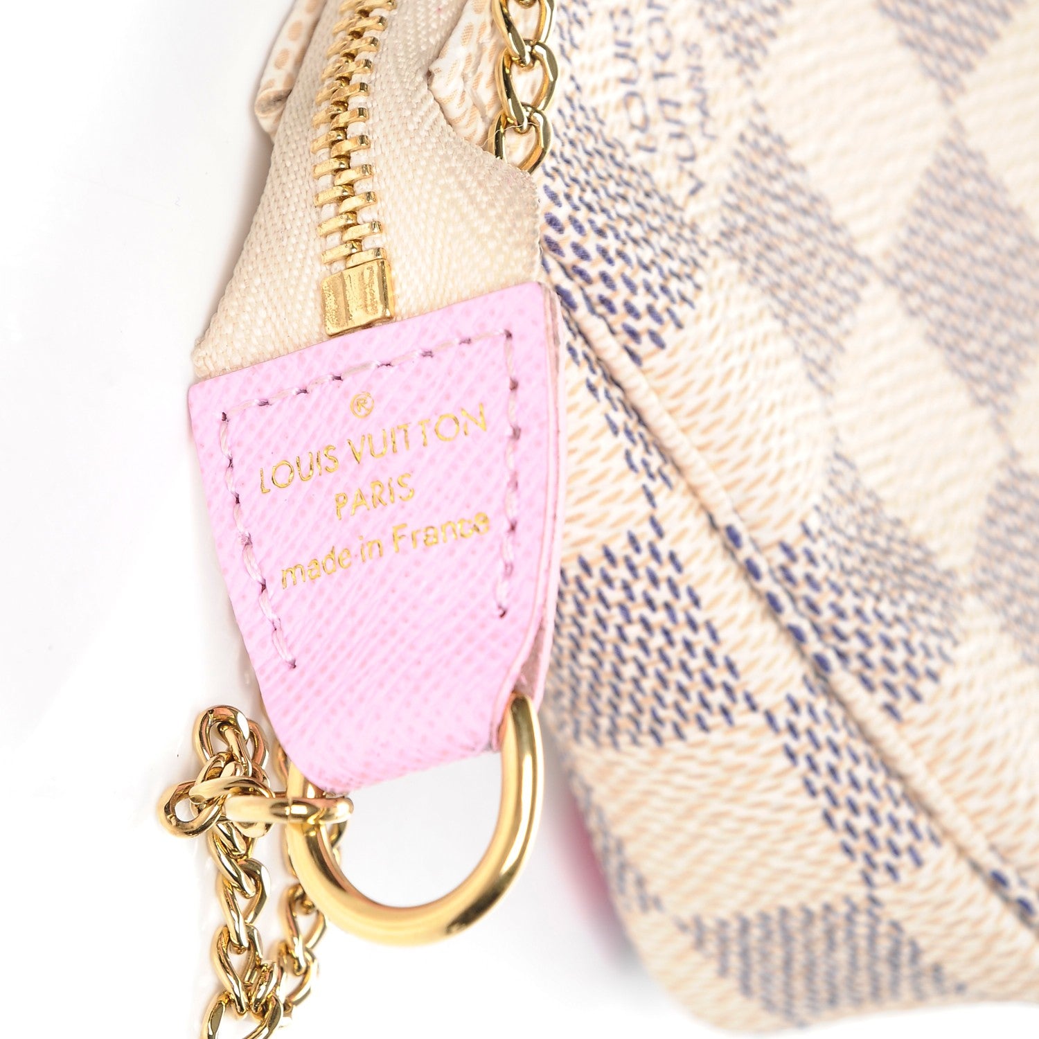 Louis Vuitton Damier Azur 2016 Christmas Animation Mini Pochette Accessories 6 of 7