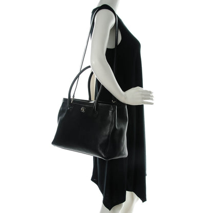 Chanel Calfskin Cerf Executive Shopper Tote Black 2 of 7