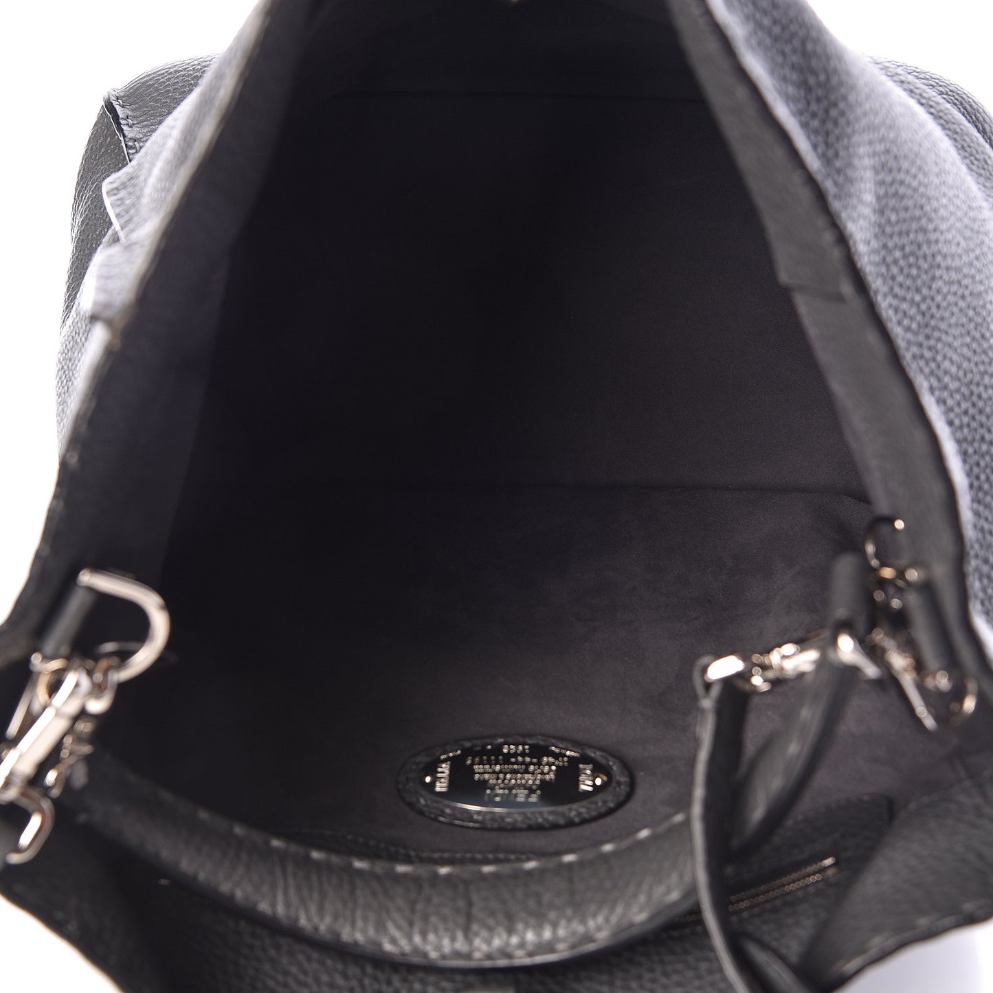 Cuoio Romano Selleria Large Anna Bucket Bag Asfalto