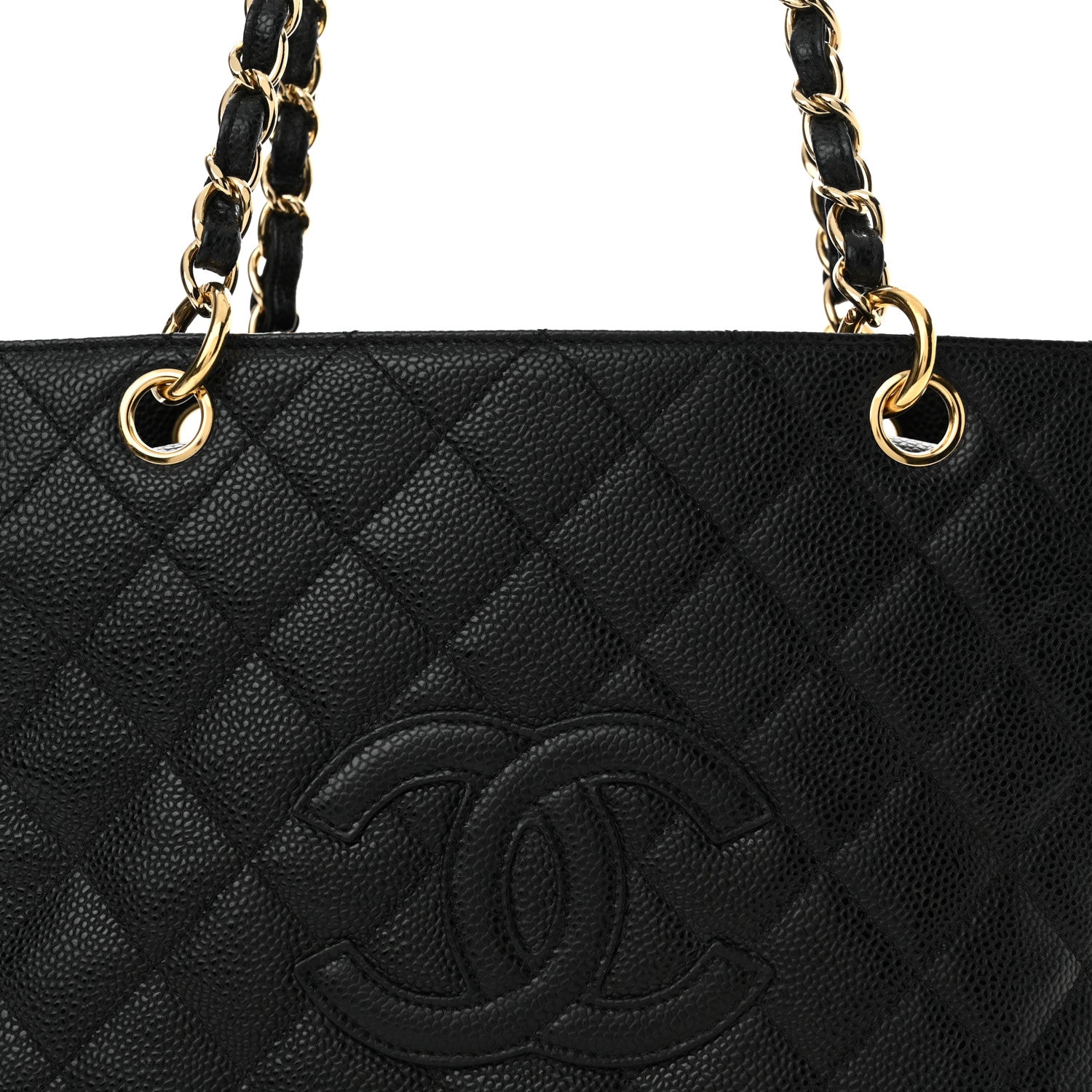 Chanel Caviar Quilted Petit Timeless Tote PTT Black 8 of 10