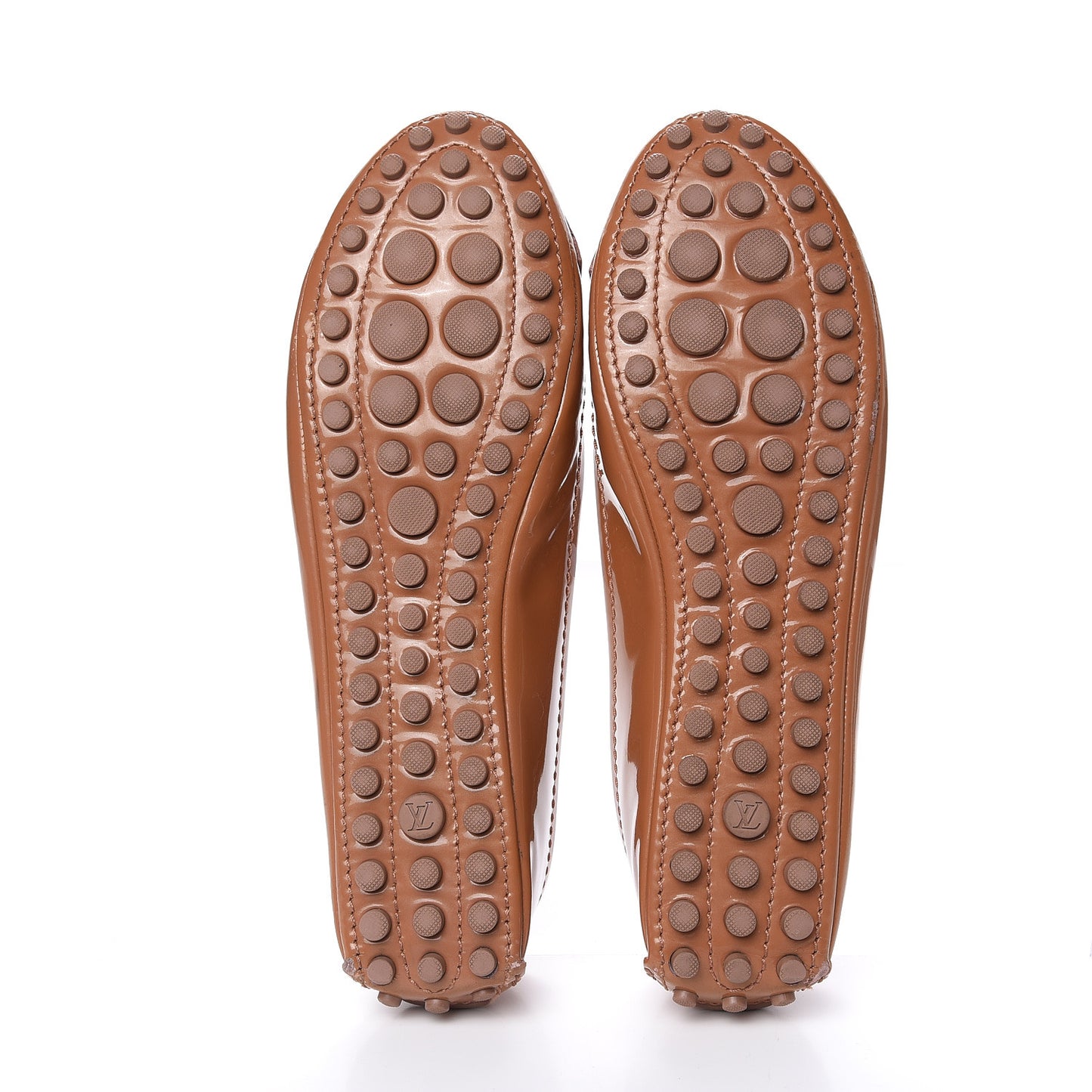 Patent Calfskin Oxford Ballerina Flats 38 Rose Velours