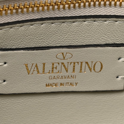 Valentino Garavani Nappa Enamel Medium Roman Stud Shoulder Bag Bag Ivory 6 of 9