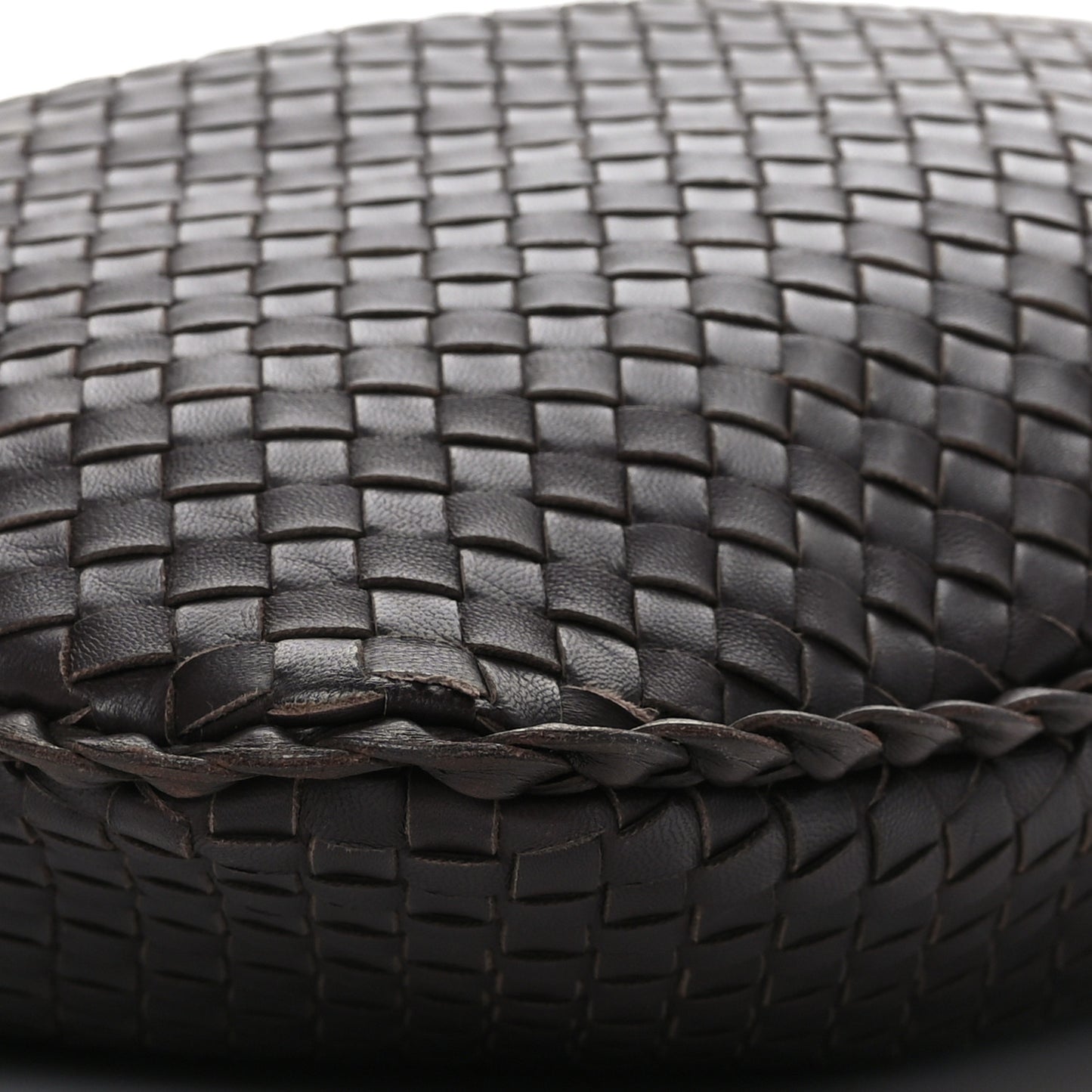 Nappa Intrecciato Large Veneta Hobo Ebano