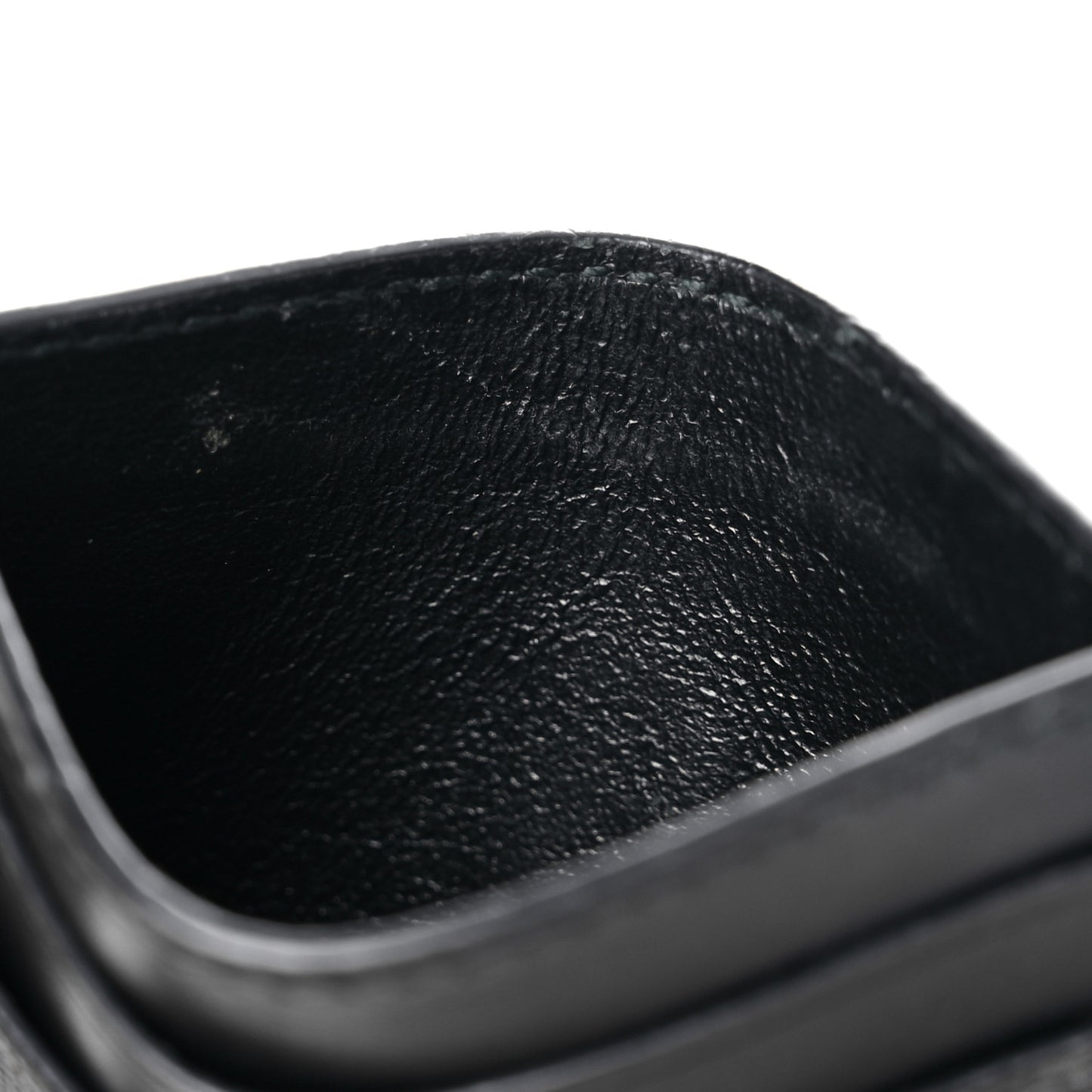 GG Supreme Monogram Wolf Print Card Holder Black Grey