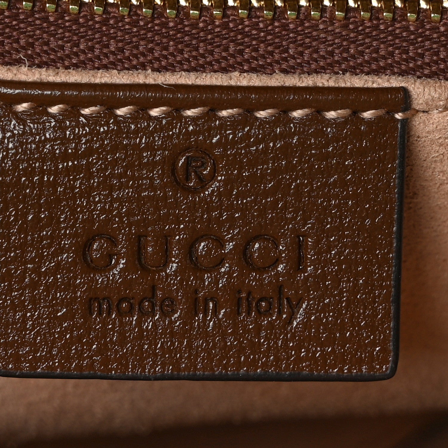 Gucci GG Supreme Monogram Horsebit 1955 Shoulder Bag Beige Brown Sugar 6 of 9
