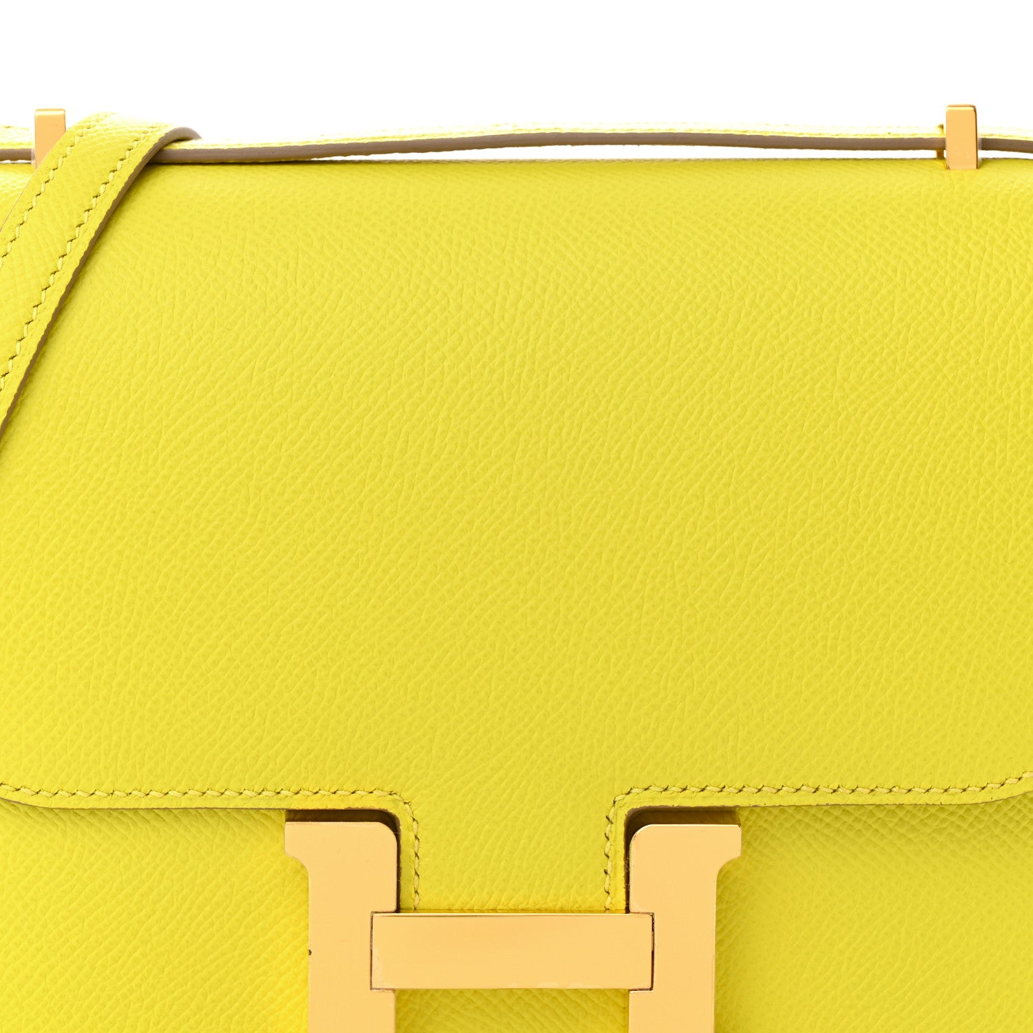 Hermes Epsom Constance 18 Lime 8 of 12