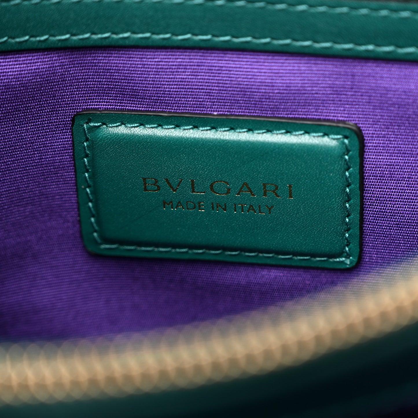 Calfskin Serpenti Forever Shoulder Bag Emerald Green