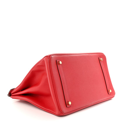 Hermes Epsom Birkin 35 Rouge Casaque 4 of 12