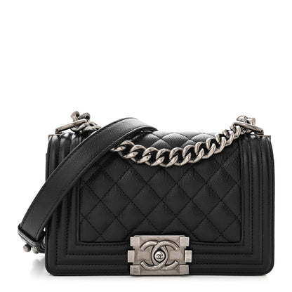Chanel Caviar Quilted Small Boy Flap Black 1 of 11
