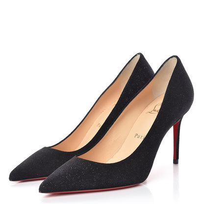 Christian Louboutin Glitter Decoltish 85 Pumps 36.5 Black 2 of 10
