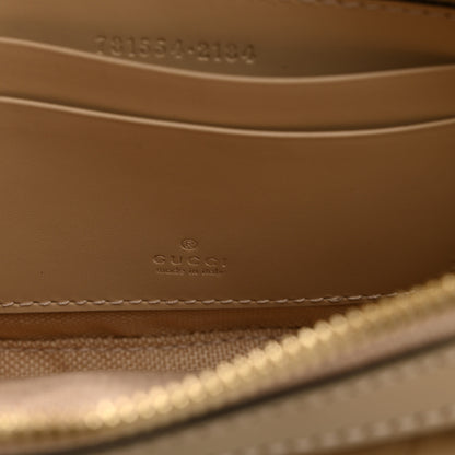 Gucci Calfskin GG Super Mini Debossed Chain Wallet Light Beige 6 of 10