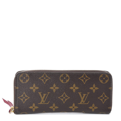Louis Vuitton Monogram Clemence Wallet Fuchsia 1 of 6