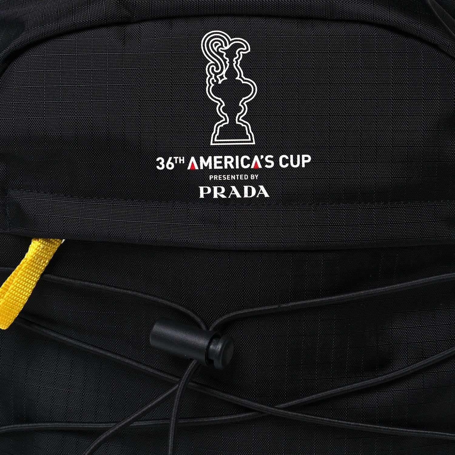 Prada Tessuto Nylon 36th Americas Cup Backpack Black 6 of 11