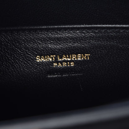 Saint Laurent Calfskin Baby Monogram Cabas Black 6 of 7