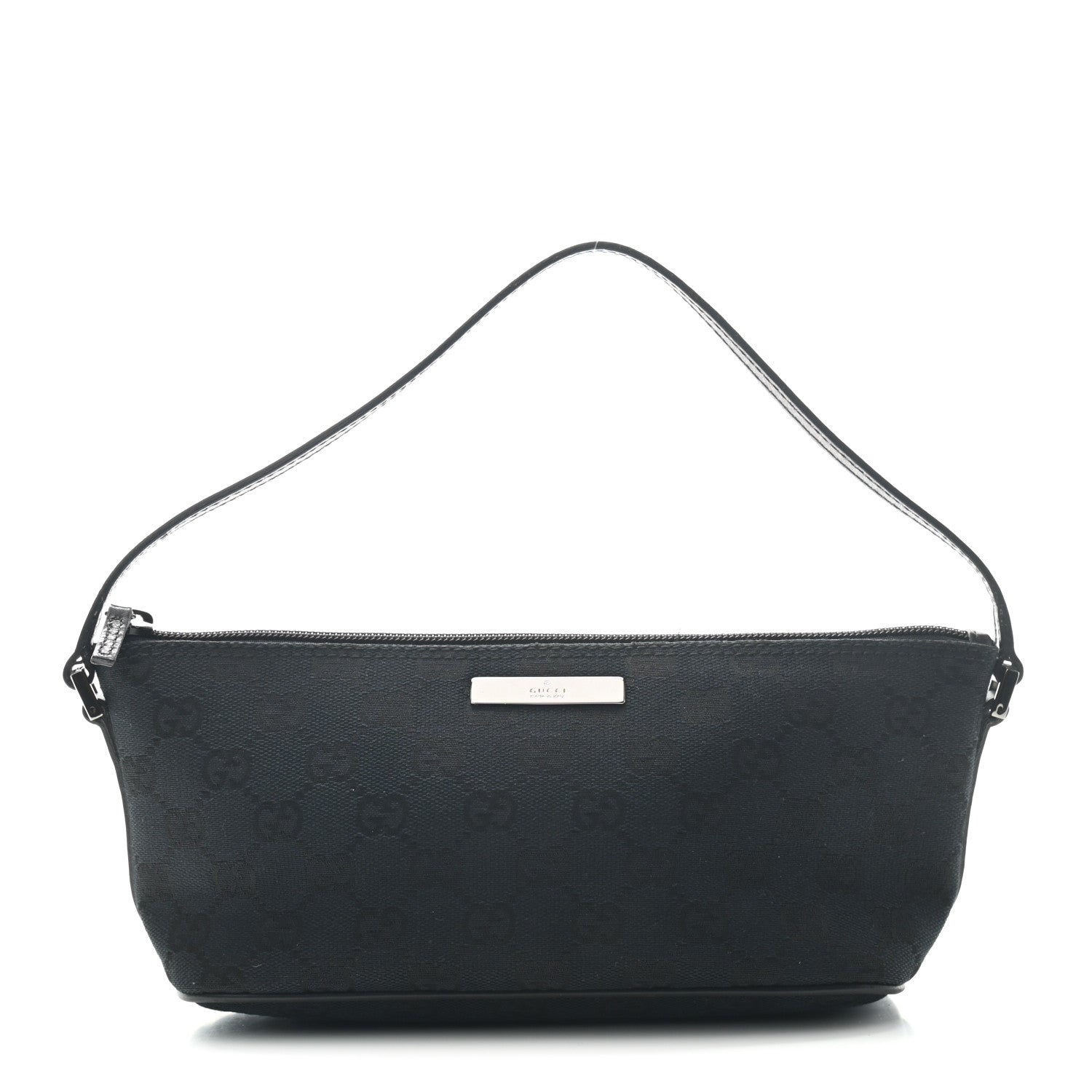 Gucci Monogram Boat Pochette Black 1 of 10