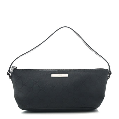 Gucci Monogram Boat Pochette Black 1 of 10