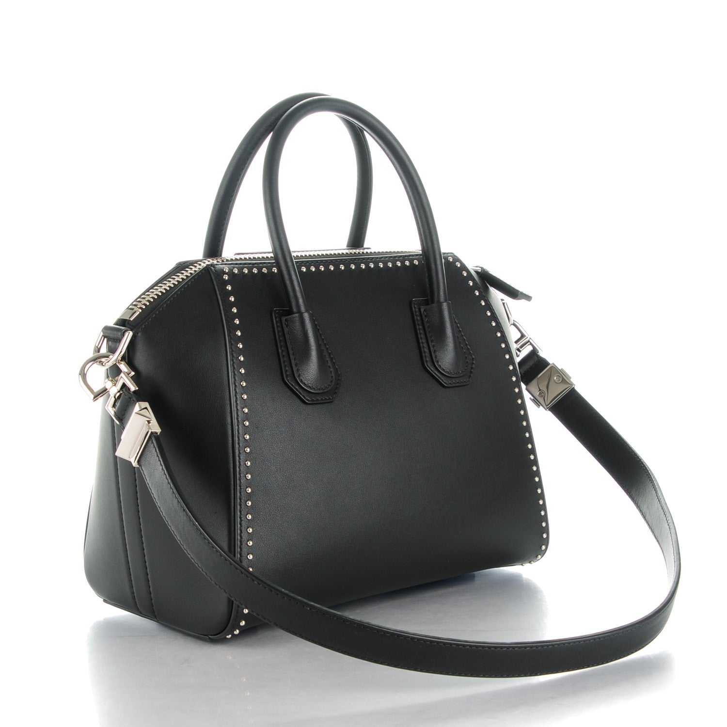 Givenchy Calfskin Small Studded Antigona Black 3 of 7