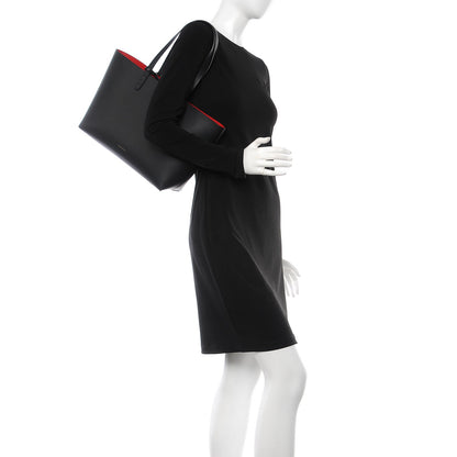 Mansur Gavriel Calfskin Small Shopping Tote Black Flamma 2 of 10