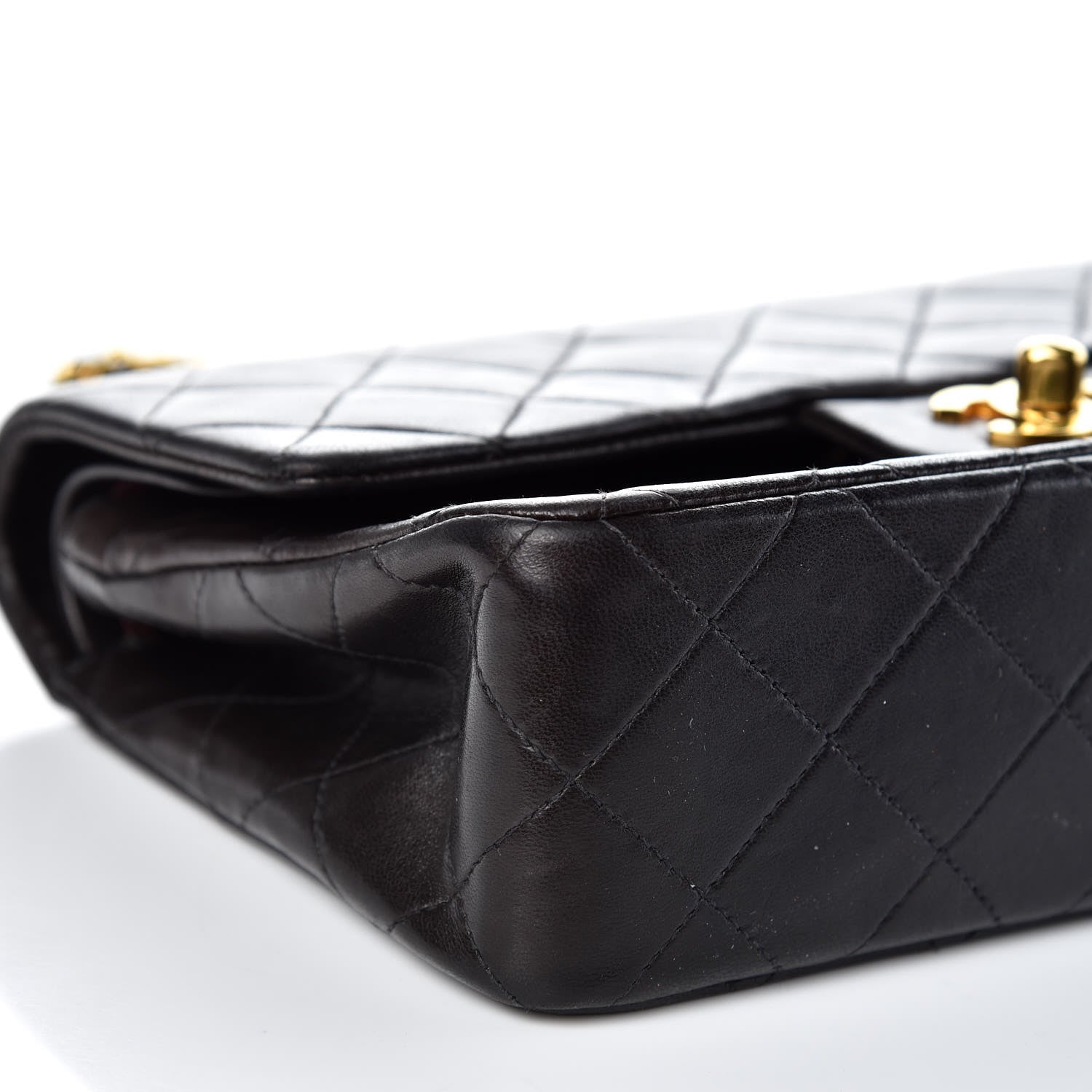 Chanel Lambskin Quilted Small Double Flap Black 6 of 15