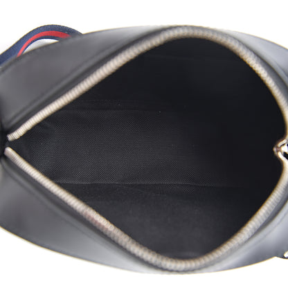 Gucci GG Supreme Monogram Web Shoulder Bag Black Grey 4 of 10