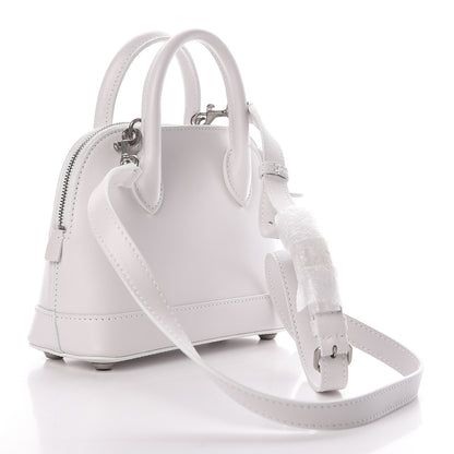 Balenciaga Calfskin Lipstick Logo XXS Ville Top Handle Bag White 3 of 10