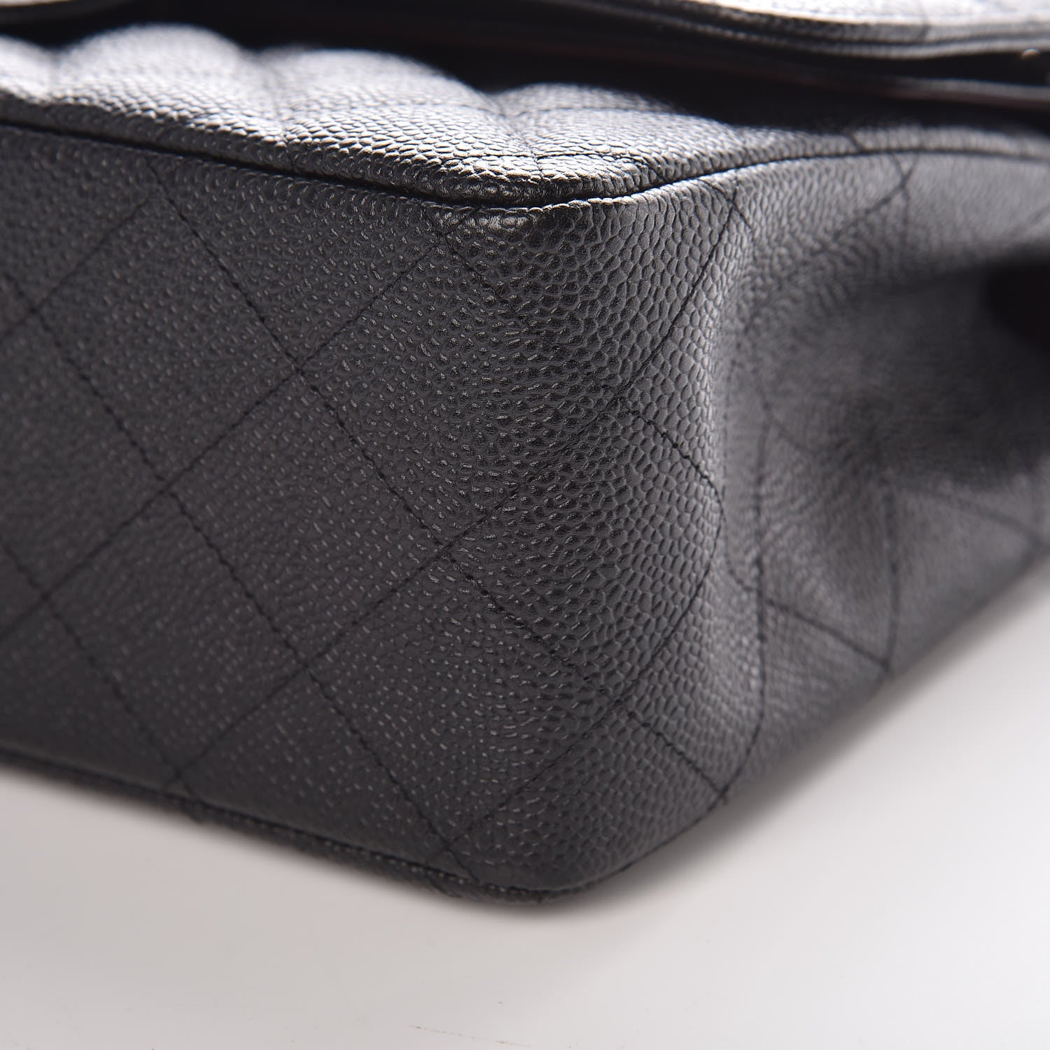 Chanel Caviar Quilted Jumbo Double Flap Black 9 of 10