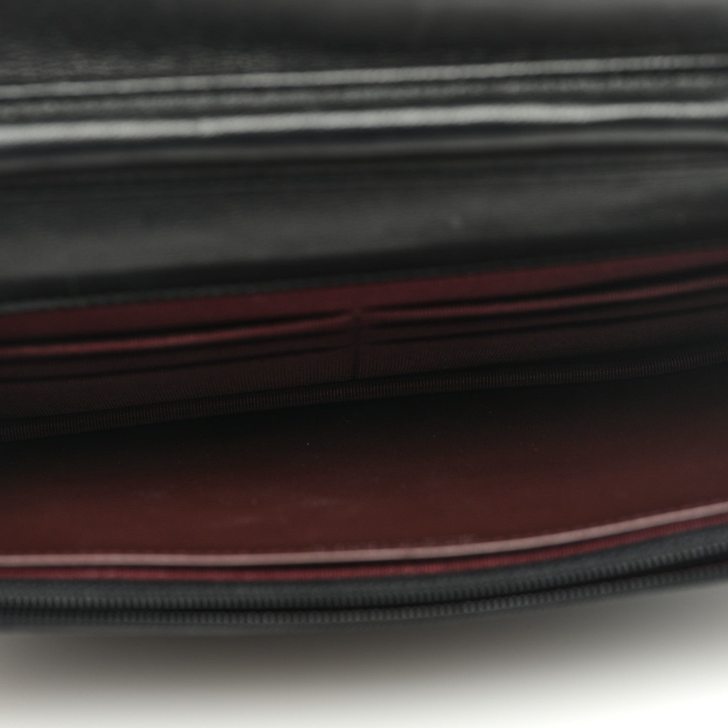 Chanel Lambskin Quilted Wallet On Chain WOC Black 5 of 9