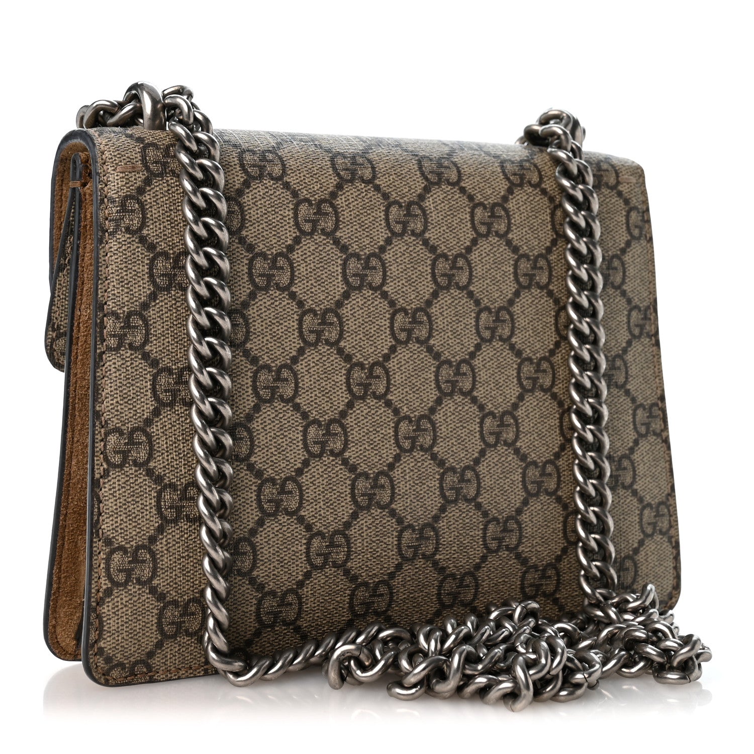 Gucci GG Supreme Monogram Mini Dionysus Shoulder Bag Taupe 3 of 11