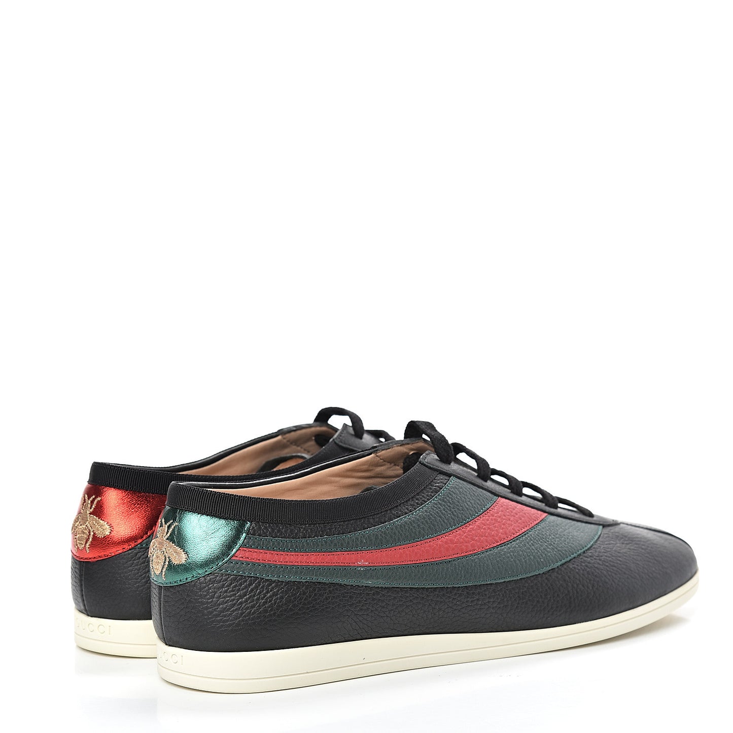 Calfskin Mens Falacer Sneakers 8.5 Nero Black