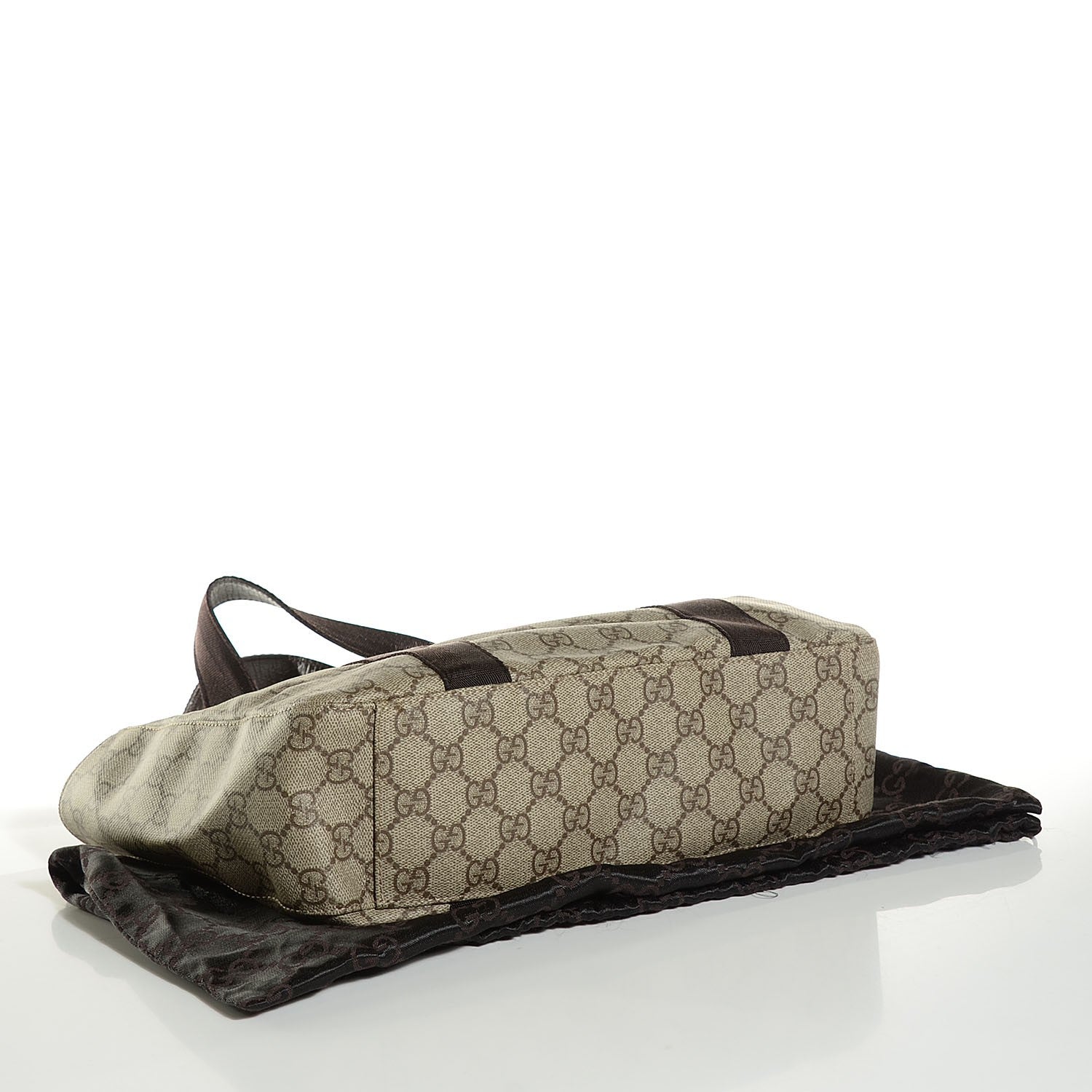 Gucci GG Plus Small Monogram Tote Dark Brown 4 of 7
