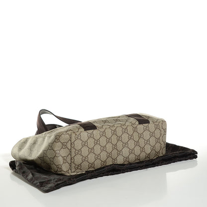 Gucci GG Plus Small Monogram Tote Dark Brown 4 of 7