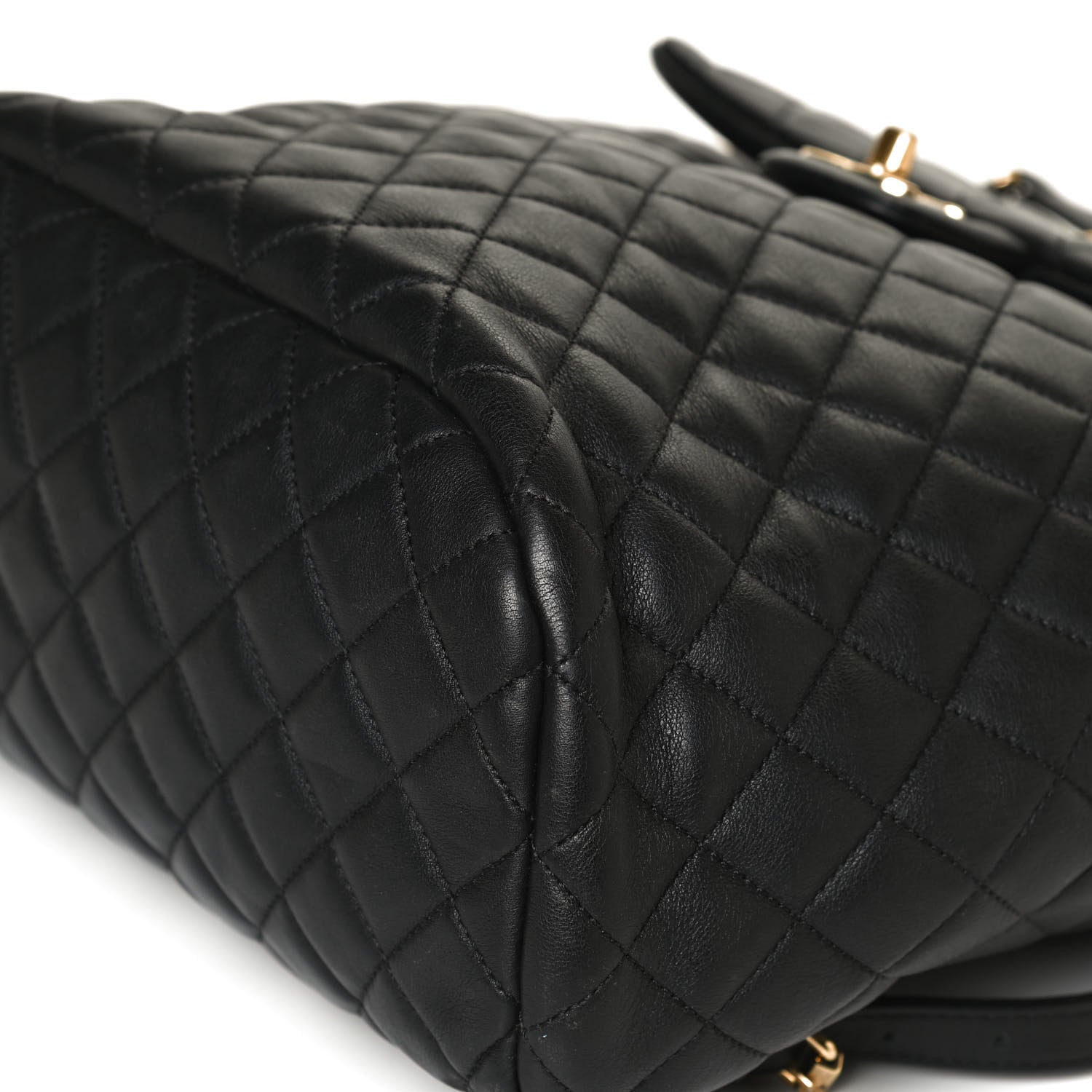 Chanel Lambskin Quilted Large Urban Spirit Backpack Black 11 of 12