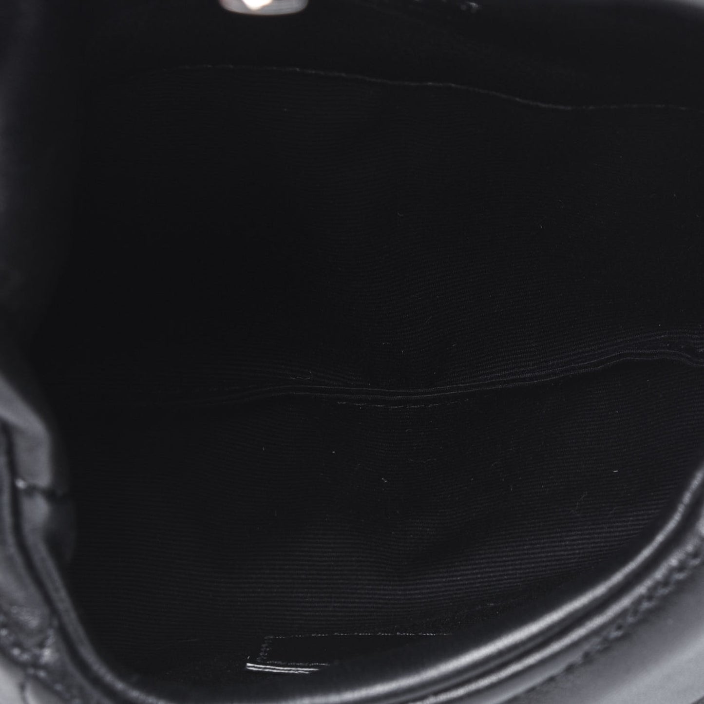 Lambskin Monogram Loulou Puffer Pouch Clutch Black