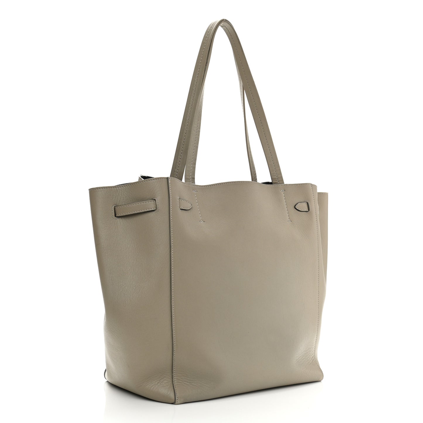 Smooth Calfskin Small Belt Cabas Phantom Taupe