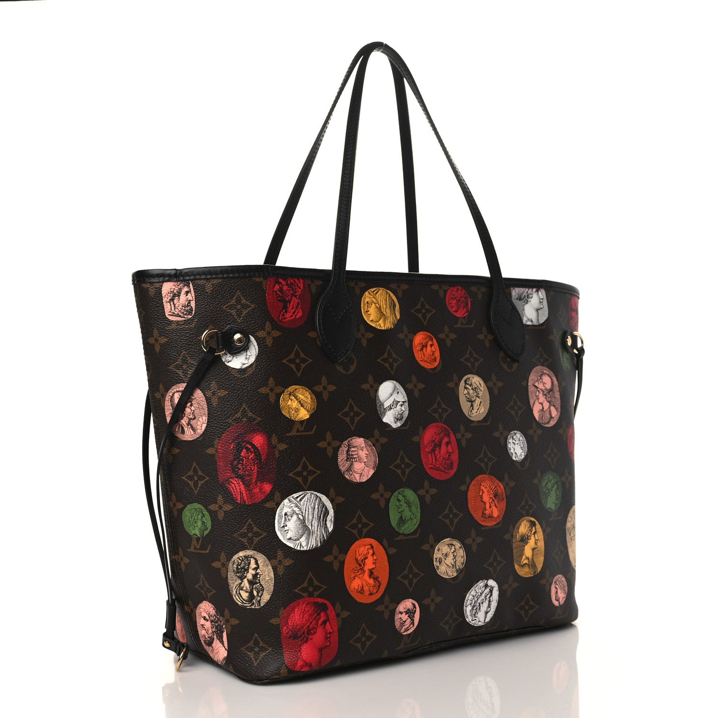 X FORNASETTI Monogram Cameo Neverfull MM