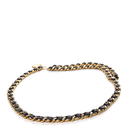 Chanel Lambskin Chain CC Medallion Belt Black Gold 3 of 6