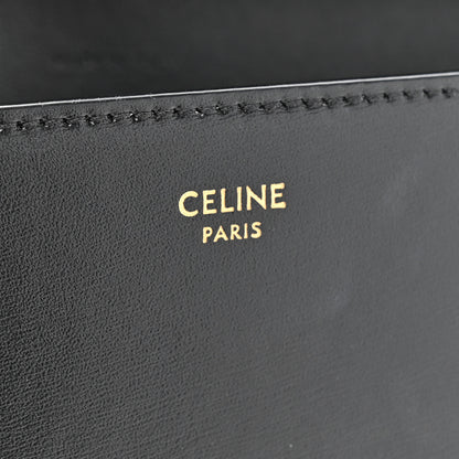 Celine Shiny Calfskin Triomphe Margo Wallet on Chain Black 6 of 13