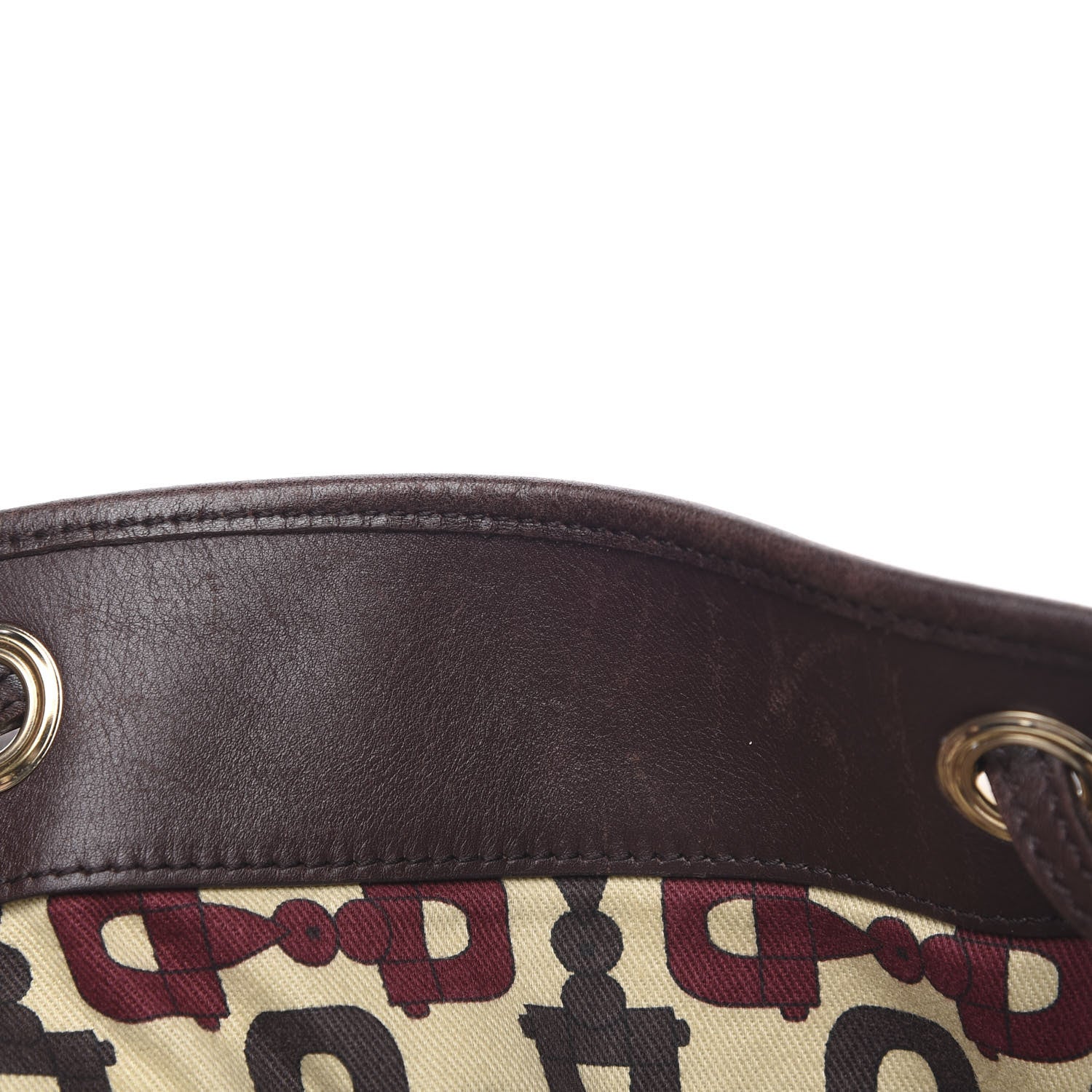 Gucci Guccissima Peggy Braided Tote Dark Brown 14 of 15