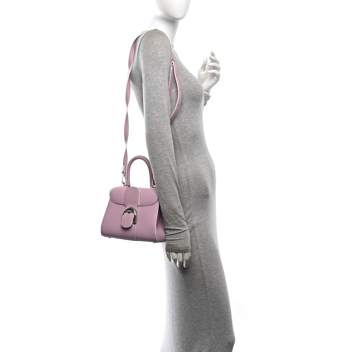 Grained Calfskin Mini Brillant Satchel Nakuru
